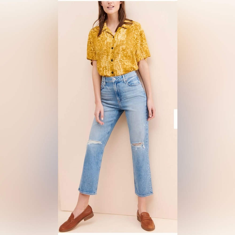 PAIGE Sarah Straight Ankle Jeans